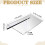Support de clavier ergonomique inclinable en acrylique transparent (1 pièce) 3