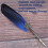 Σετ στυλό Map Creative Pen Gift Crown Feather, στυλό εμβάπτισης με κεφαλή, 5 ανταλλακτικές 4