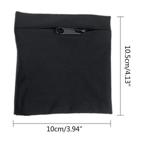 Cartera de muñeca para correr con cremallera (1 unidad) 2