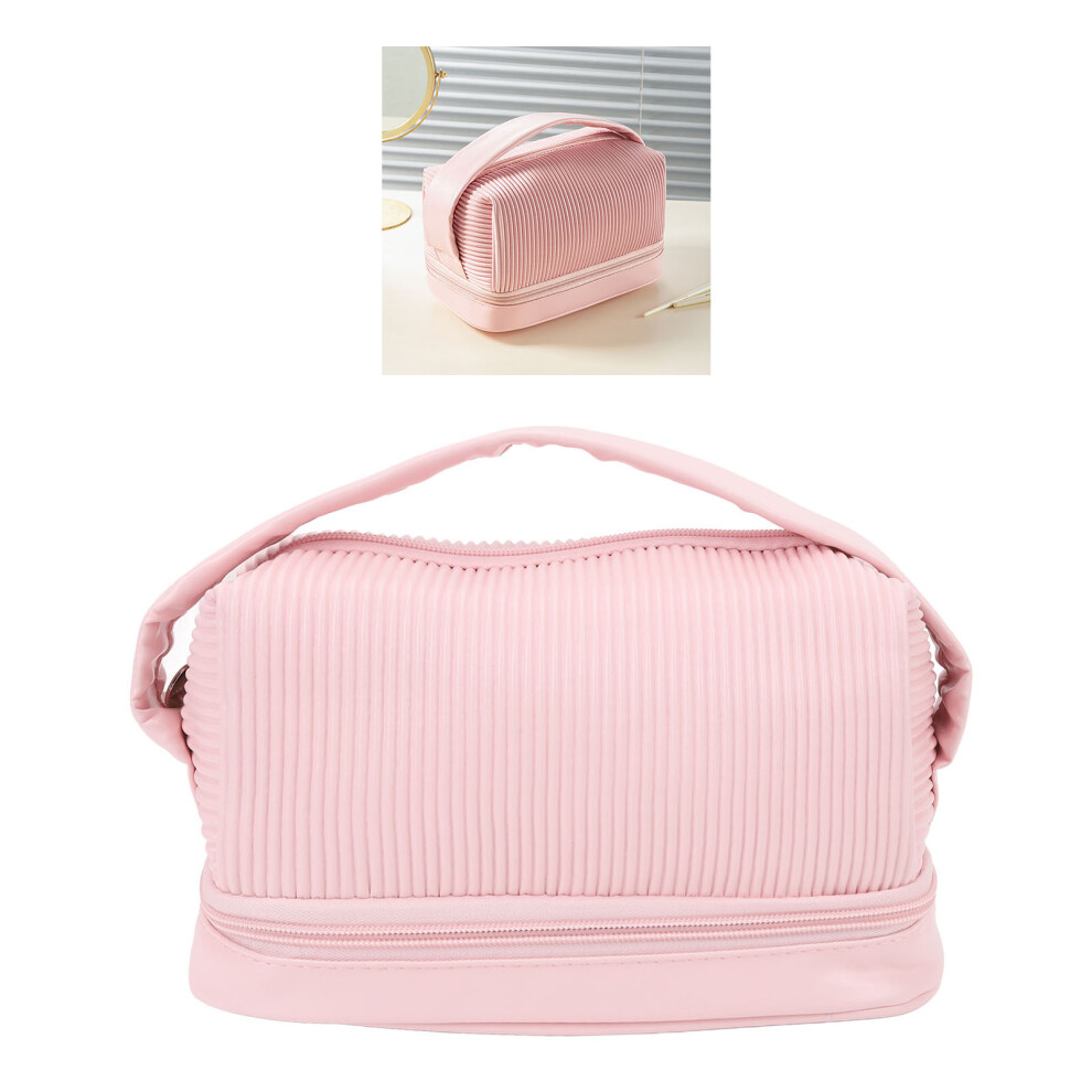 Large Double Layer Makeup Bag