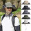 Gorro con ventilador solar para hombre con 2 ventiladores 4