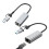 Adaptador Ethernet USB-C y USB-A de 2,5 Gbps con carcasa de aluminio. 4