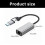 Adaptador Ethernet USB-C y USB-A de 2,5 Gbps con carcasa de aluminio. 7
