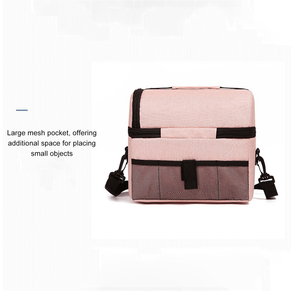 Double Layer Insulated Lunch Bag