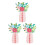 Dreidimensionale Papiervase, Wabendekoration für-1 3 1