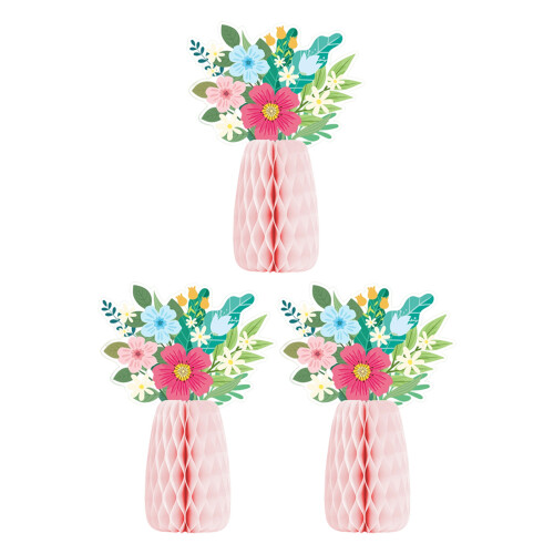 Dreidimensionale Papiervase, Wabendekoration für-1 3