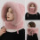 Καπέλο 3 σε 1 Beanie Cozy Beanies Γυναικεία Αξεσουάρ Μόδας Μάσκες Προσώπου Σκι Γυναικεία 4
