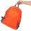 Water Resistant Hiking Backpack Minimalist Orange 1Pack 5
