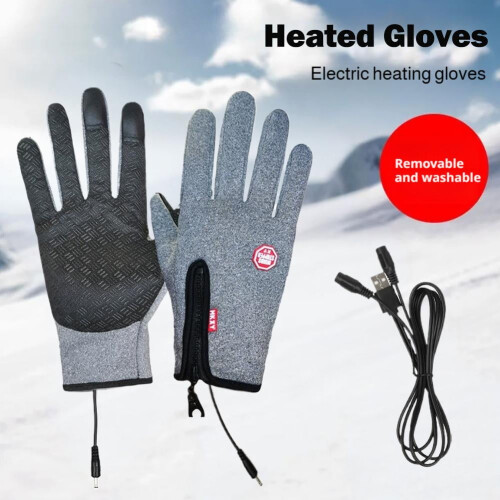 USB-opvarmede vandtætte touchscreen-handsker ML-XL 1