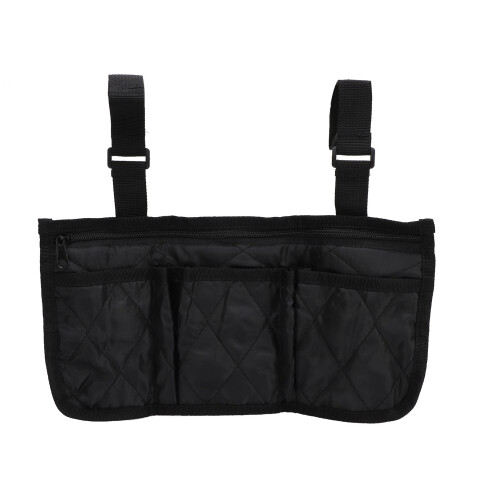 Waterproof Wheelchair Side Bag 32x16.5cm Polyester Armrest Pouch 2