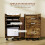 Homcom HOMCOM Mobile Filing Cabinet, Lockable File Cabinet with 2 keys Rustic Brown 4
