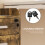 Homcom HOMCOM Mobile Filing Cabinet, Lockable File Cabinet with 2 keys Rustic Brown 6