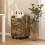 Homcom HOMCOM Mobile Filing Cabinet, Lockable File Cabinet with 2 keys Rustic Brown 8