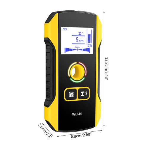 Color Display Electronic Studs Detector Wall Scanner with Backlit Buzzer Alarm Auto Off Wall Scanning Sensor Detector 1