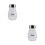 Raindrops Professional Silver Plastic Trombone Mute Noise Remove Tool for Instrument Practice 3
