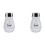 Raindrops Professional Silver Plastic Trombone Mute Noise Remove Tool for Instrument Practice 8