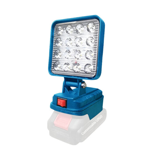 Lampe de travail LED avec base pliable et interface USB pour