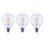 Λαμπτήρας LED Edison Globe 60W ισοδύναμο φωτός ημέρας, συσκευασία 3 τεμαχίων 1