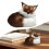 Tier-Sammelfigur, hockendes Modell, Dekoration 1
