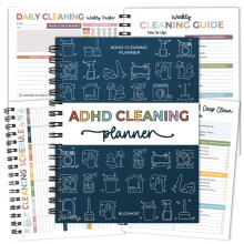 ADHD Schoonmaakplanner 2026 – Dagelijks, Wekelijks, Maandelijks