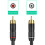 Cable de extensión RCA de 2 machos a 2 hembras, 2 m 4