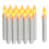 Candele a LED affusolate in plastica, senza fumo, 12 pezzi 1
