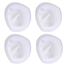 Acessórios para aspirador de pó com filtros, 4 peças, branco