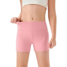 Pantaloncini sportivi a vita alta per ragazze, confezione da 1