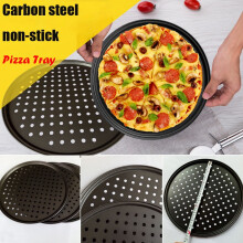 Patelnia do pizzy z powłoką nieprzywierającą, stal węglowa, 12 cali, 1 opakowanie