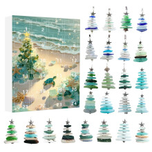 Adventskalender met zeekristallen – 24 acrylminiaturen