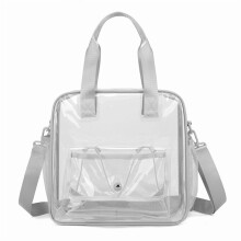 Priehľadná taška Stadium Approved Tote Grey 1 balenie