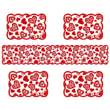 Heart Lace Tablecloth for Dining & Special Occasions