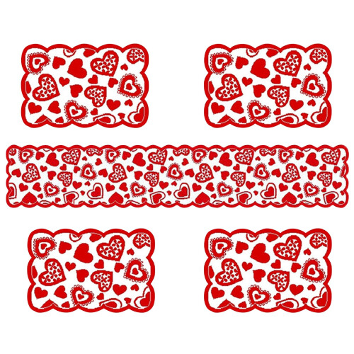 Heart Lace Tablecloth for Dining & Special Occasions