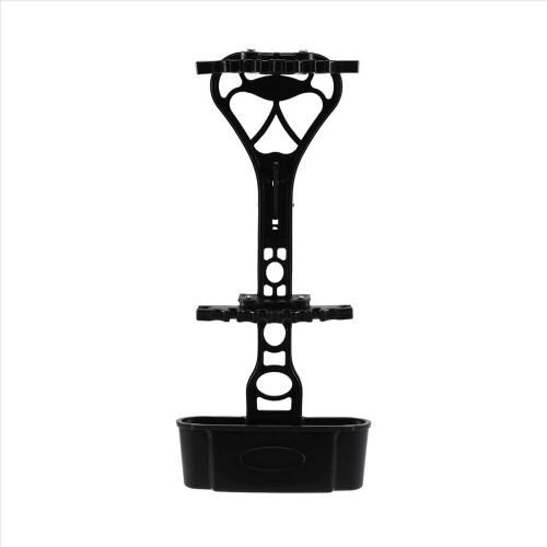 Universal archery quiver for compound bow, holds 6 arrows