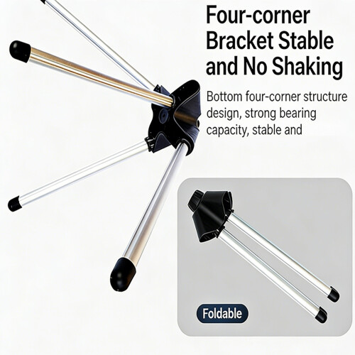 Clothes Steamer Hanger Stand for Steaming Clothes-Black 1