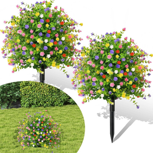 Umělý topiary strom s květy kamélie 21 palců