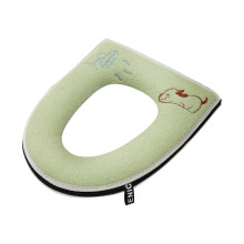 Schuimrubberen toiletbrilkussen, antislip, wasbaar, rond, langwerpig