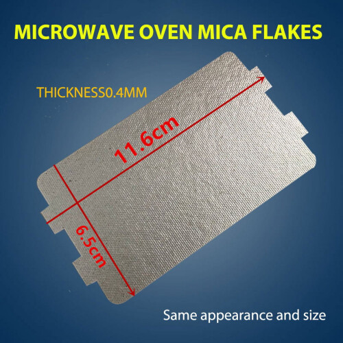 5-Pack Mica Plate Sheets 116 x 64 mm for Microwave Ovens