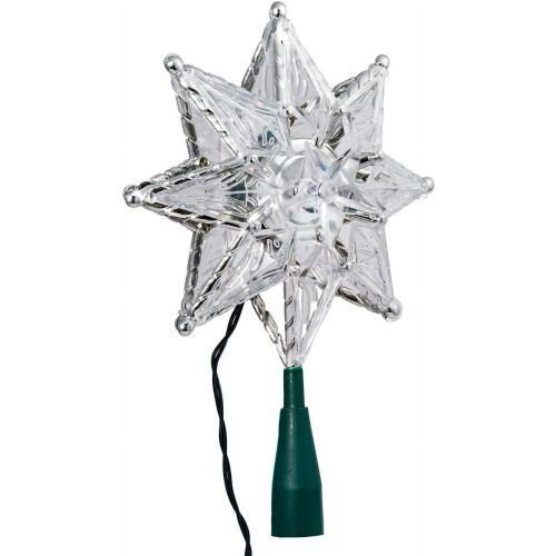 10-Light Miniature Multi-Color Star Tree Topper