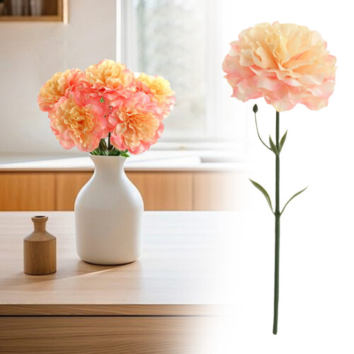 Kunstig blomsterbukett 27 cm uten stilk