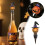 Halloween-viinitulppa kurpitsalla ja hatulla 1