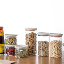 Food-Grade Plastic Storage Jar with Airtight Lid, 550ml,