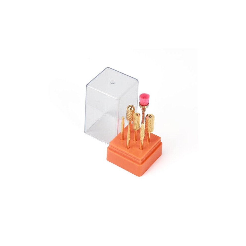 Tungsten Carbide Acrylic Nail Drill Bits 7 pcs