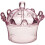 12 Crown-Shaped Plastic Candy Boxes Pink 1