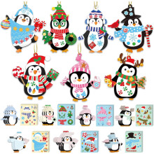 Winterse kerstknutselset voor kinderen (28 stuks)