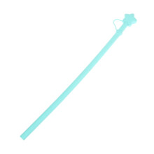 30 cm siliconen rietje met dop voor drinkbekers van 1,2 liter en 880 ml.