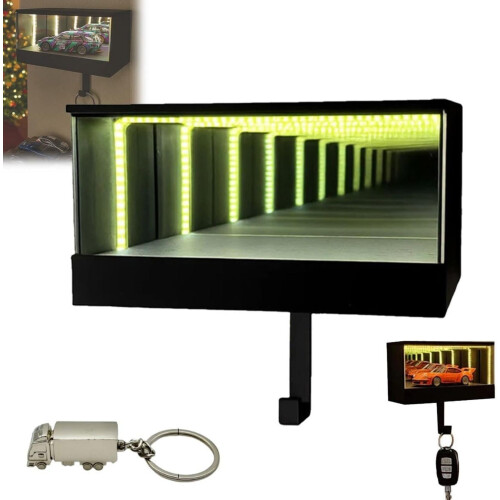 Θήκη κλειδιών Infinity Garage με φως LED και καθρέφτη 1 τεμάχιο