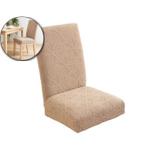 Modern Stretch Dining Chair Slipcover, Chair Cover for Dining Room with Skirt, for Kitchen Hotel Party Banquet Wedding Furniture Protector