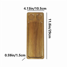 Tavă din lemn pentru ceai, cafea, desert – 10,5x30cm