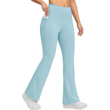 Calça jogger feminina de algodão, estilo relaxada, com bolsos, cintura marcada e modelagem de cintura alta.